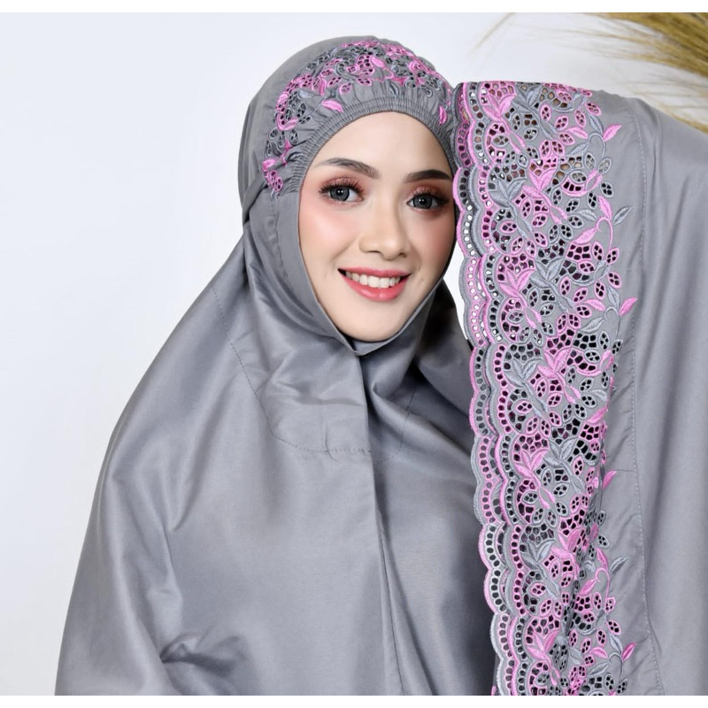 Mukena khadijah Premium/telekung khadijah Murah dan nyaman