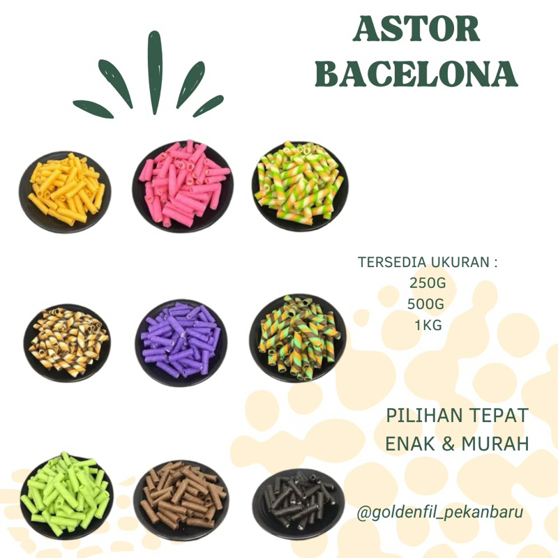 

Astor aneka rasa barcelona 500g