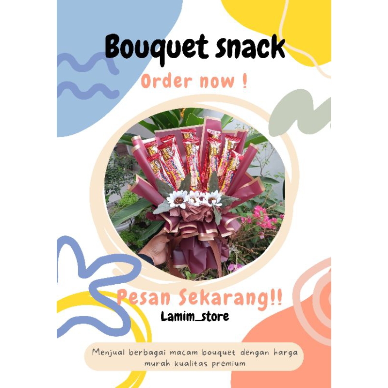 Bouquet snack / bouquet wisuda / bouquet uang murah kualitas premium