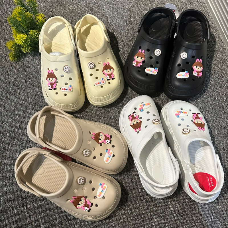 Crocs Dewasa Labubu / Sandal Crocs Wanita / Sandal Labubu