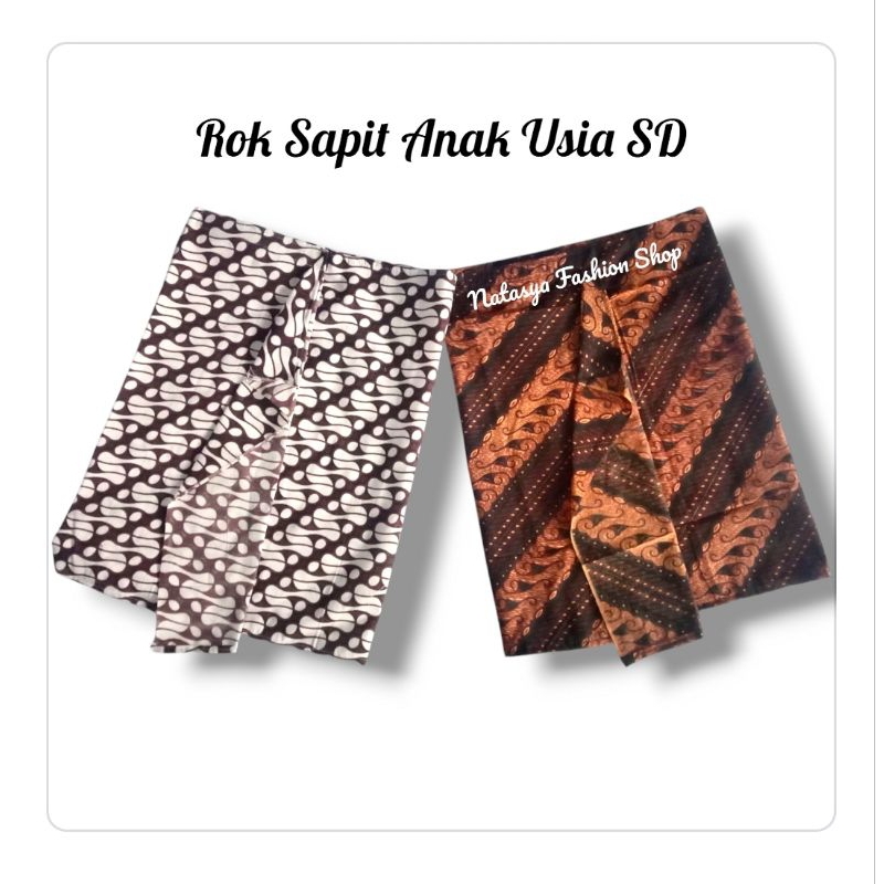 Rok Batik Sapit Anak Usia TK/SD / Rok Batik Pakaian Tradisional