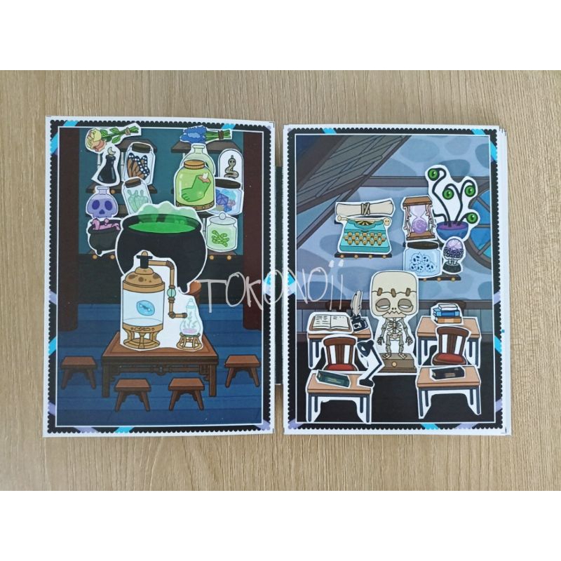 Harry Potter paper doll DIY bongkar pasang mainan edukasi anak