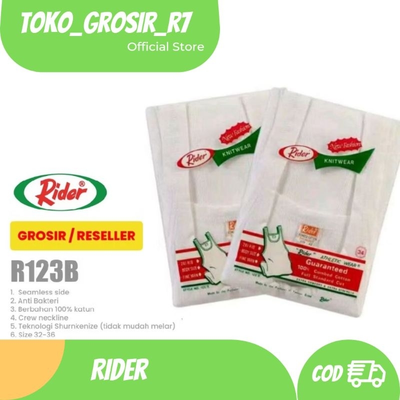 SINGLET PRIA RIDER | KAOS DALAM RIDER | SINGLET RIDER