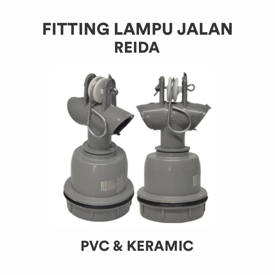 Fitting Gantung REIDA Lampu Jalan Fitting Keramik Outdoor Fitting Keramik WD E-27 Fitting Gantung Me