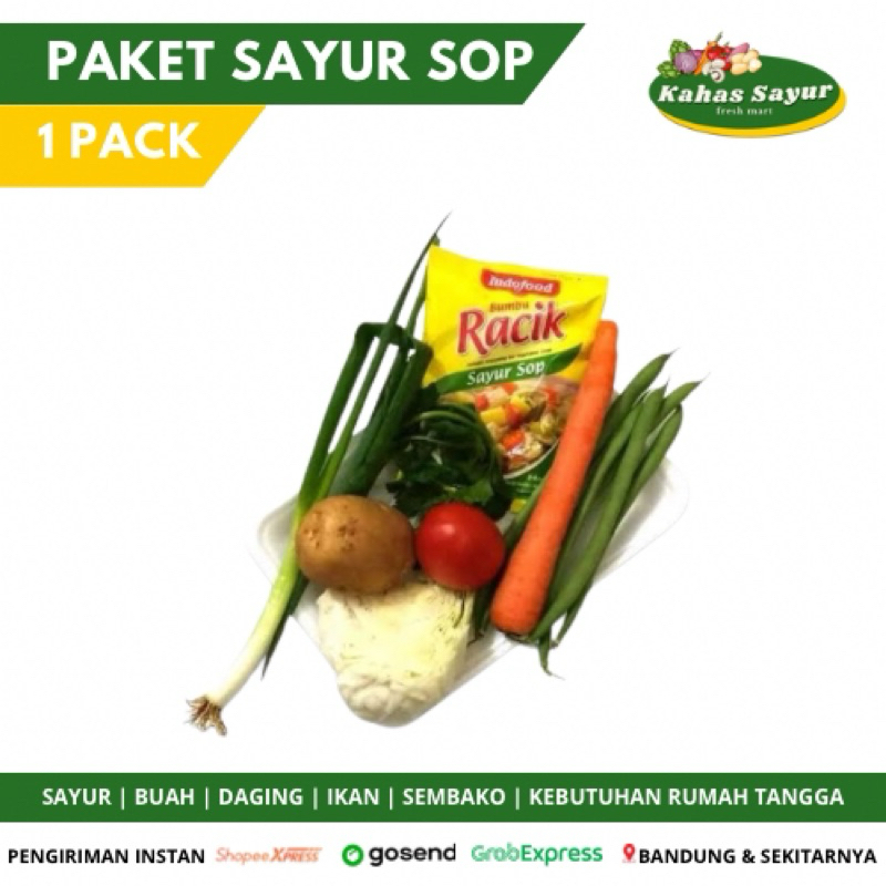 

Paket Sayur Sop Racik Instan Siap Masak