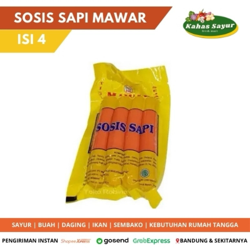 

Sosis Sapi Mawar Isi 4