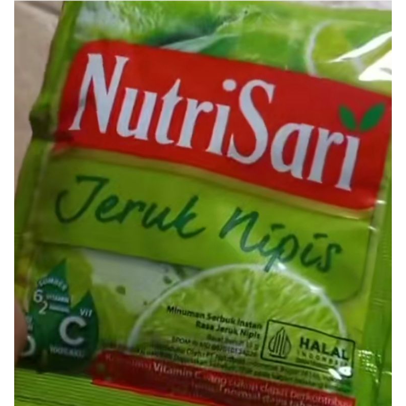 

nutrisari jeruk nipis 14 gr per renteng | isi 10 sachet