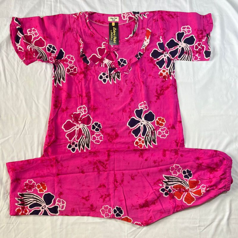 SETELAN  DEWASA LD 110-116 | Pakaian sanan dewasa remaja| cap pincuran mas| ONE SET RAMPEL BATIK | S