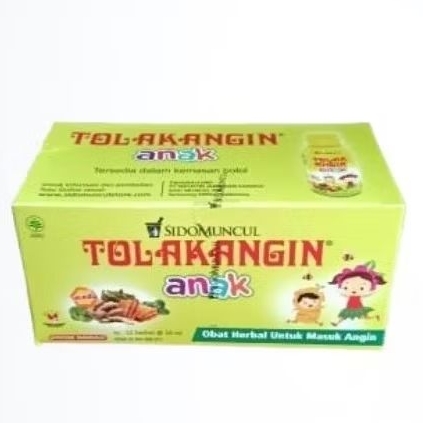 

TOLAK ANGIN CAIR ANAK ISi 12 sachet