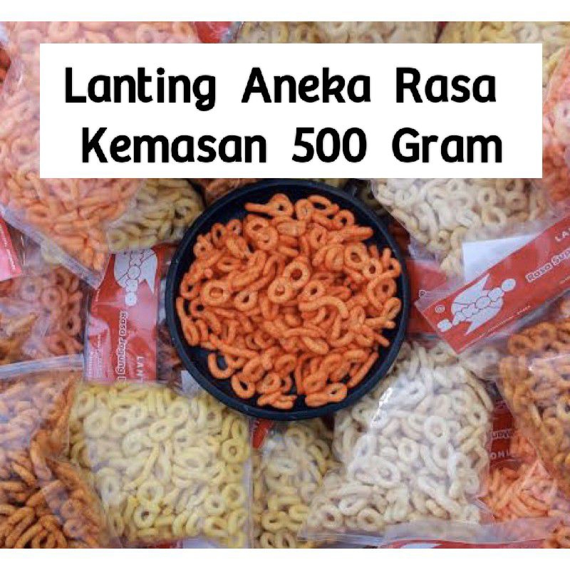 

Lanting Aneka Rasa Kemasan 500 Gram Lanting Singkong Lanting Khas Purworejo Kebumen Cemilan Kering