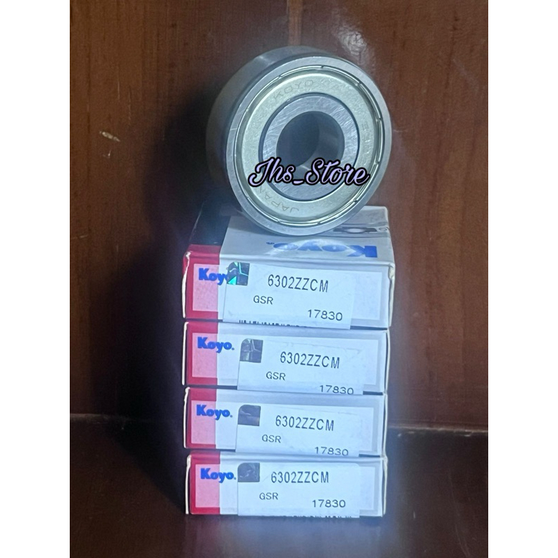 BEARING 6302ZZ KOYO LAHER 6302-ZZCM KOYO