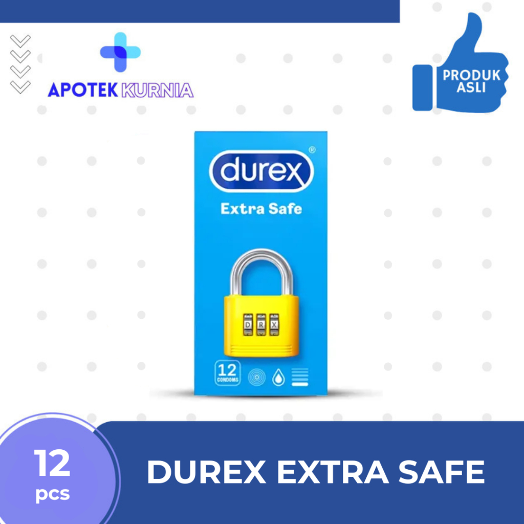 DUREX KONDOM EXTRA SAFE - 12 PCS