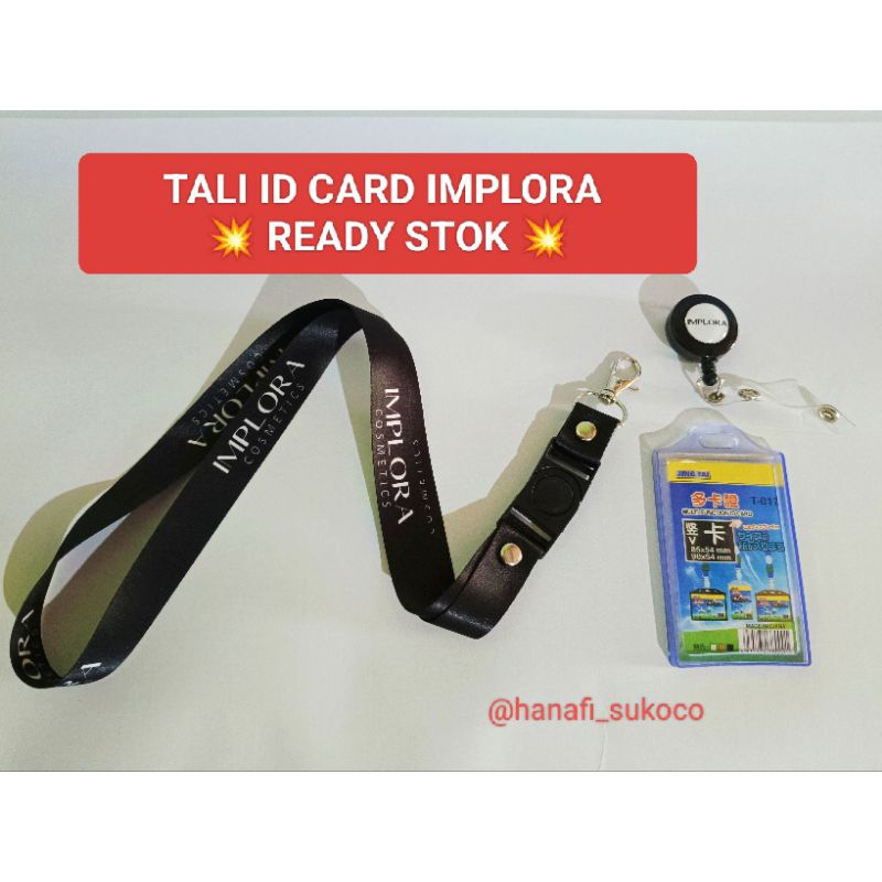 

IMPLORA tali id card printing IMPLORA [READY STOK] Lanyard SATUAN