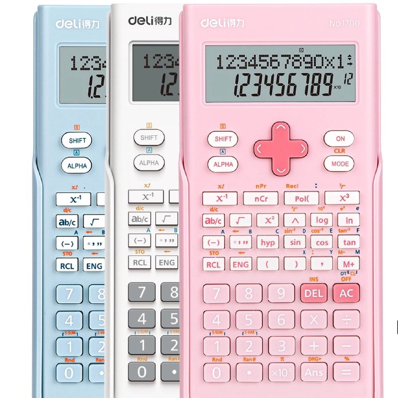 

Deli 1700 Calculator Scientific Kalkulator 24 Fungsi Kalkulasi