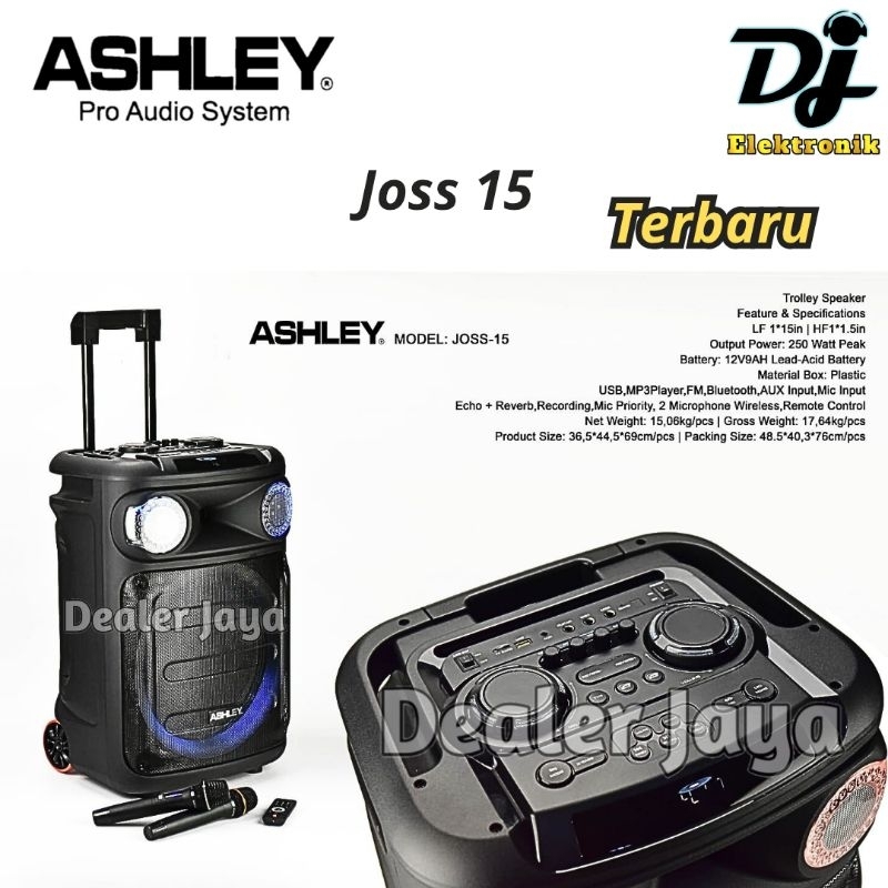 Speaker Portable Ashley JOSS 15 / JOSS15 - 15 inch