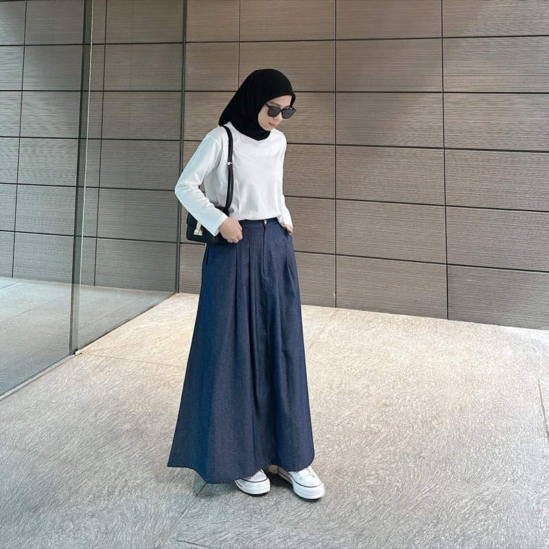 COTTONTREND - VIXY SKIRT | Rok Cotton Denim Wanita