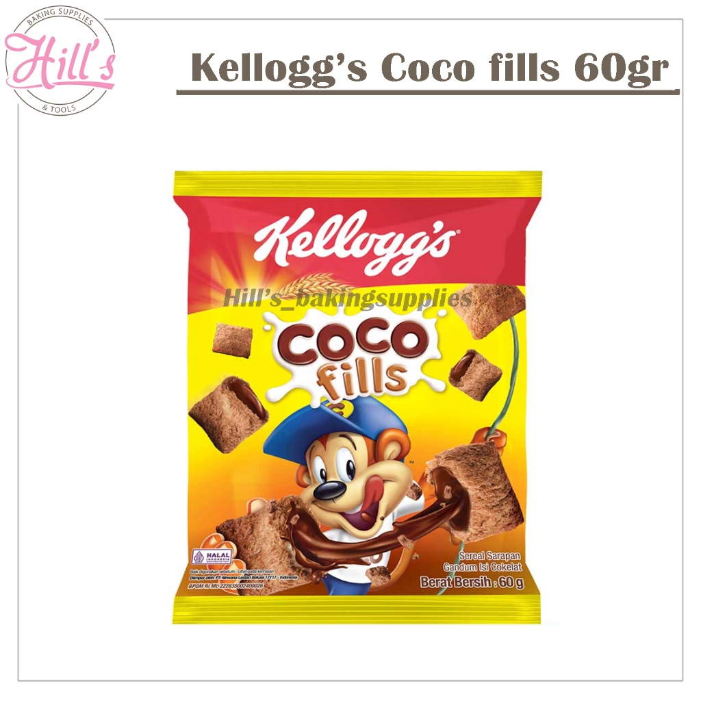 

PROMO MURAH !!! COCO FILLS 60 gr KELLOGGS / SEREAL SARAPAN GANDUM ISI COKLAT / KELLOGG'S CEREAL 60gr