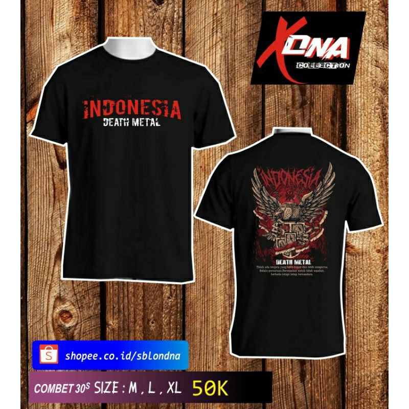 kaos INDONESIA DEATH METAL