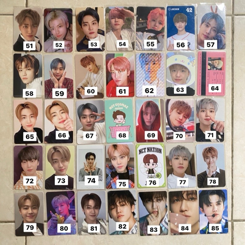 PHOTOCARD OFFICIAL NA JAEMIN part 2