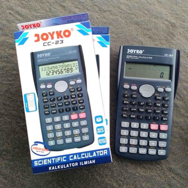 

Kalkulator Scientific Calculator Scientific Joyko CC-23 ( Pcs ) [ Original ]