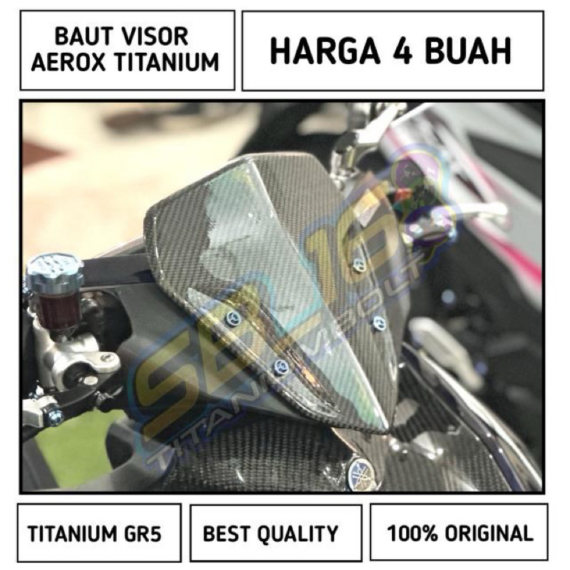 BAUT VISOR AEROX TITANIUM GR5