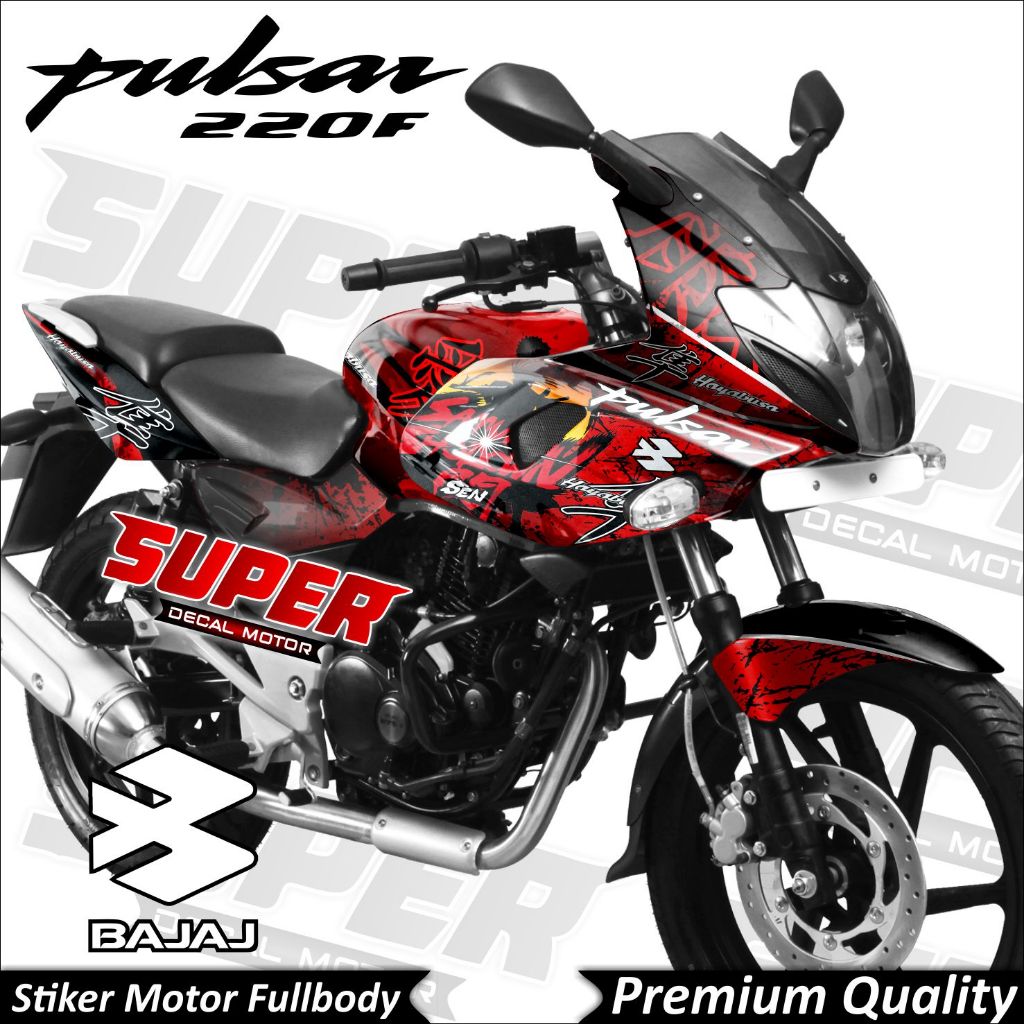 Decal Bajaj Pulsar Full Body Decal Bajaj Pulsar 220F Full Body Stiker Full Body Stiker Bajaj Pulsar 