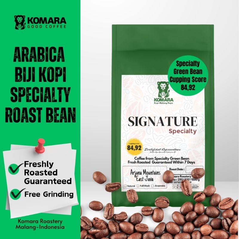 

Kopi Arabika Specialty Arjuna Komara Signature specialty