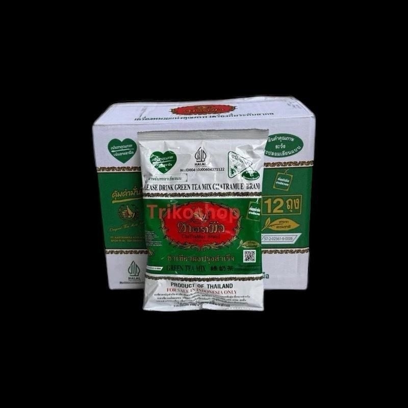 

Green Tea 1 Dus Chatramue 12Bks x 200gr Teh Hijau Thailand Bpom Halal Original