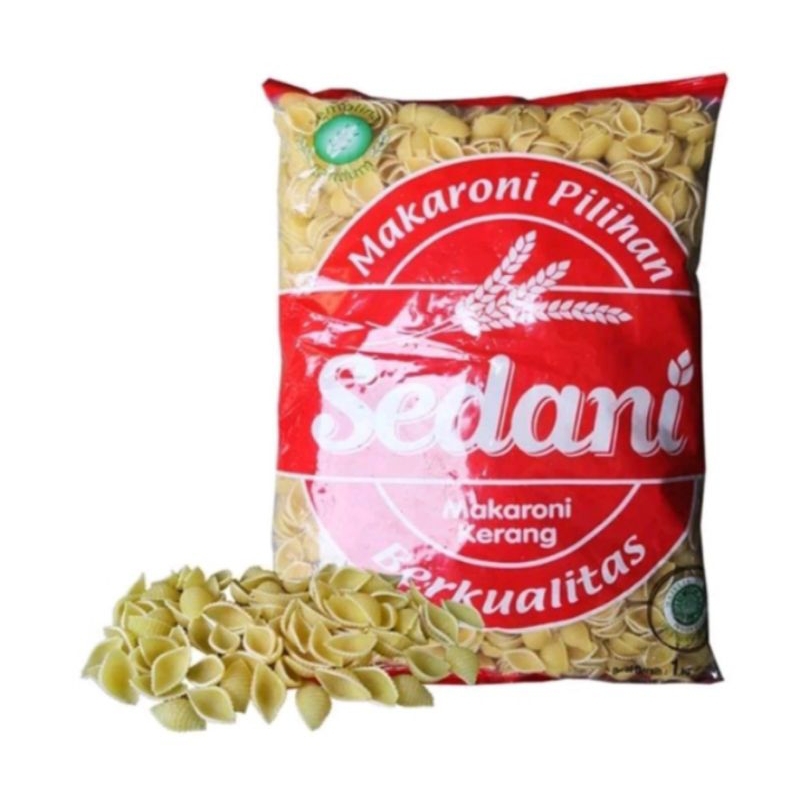 

Makaroni kerang sedani kemasan 1 kg