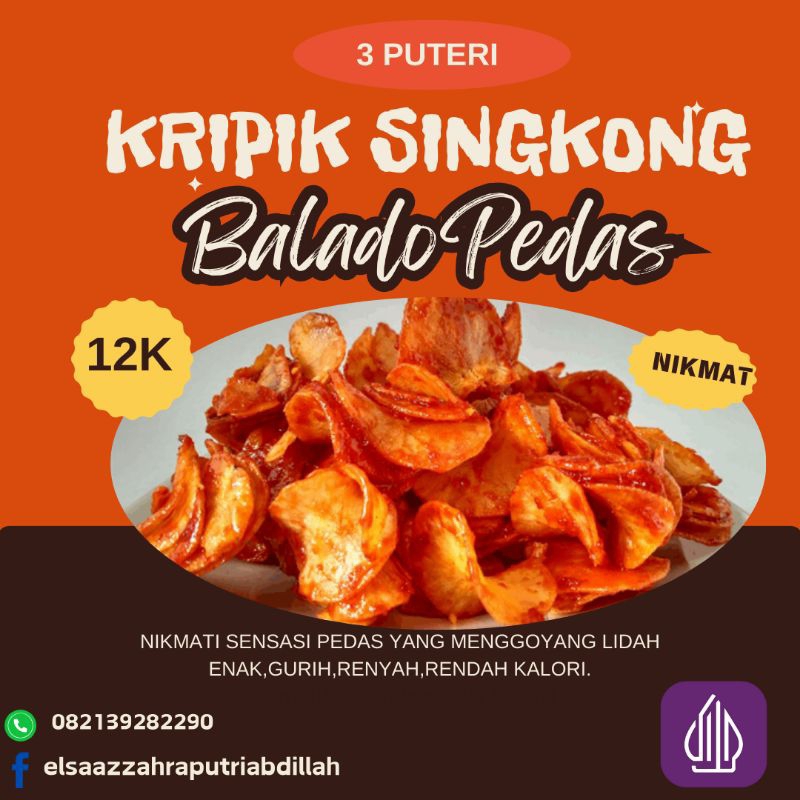 

Kripi Singkong Balado Pedas