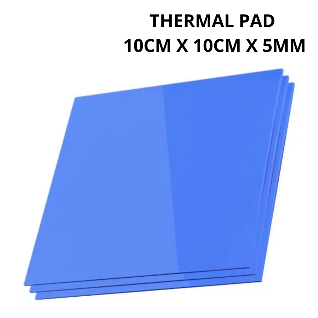 (NARA MEOW) THERMAL PAD 10CM x 10CM x 5MM CHIPSET VRAM VGA HEATSINK SILICONE