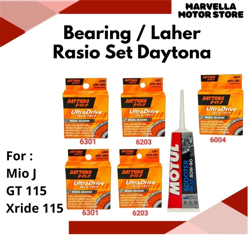 Laher Bearing Rasio Set Mio J Mio soul GT 115