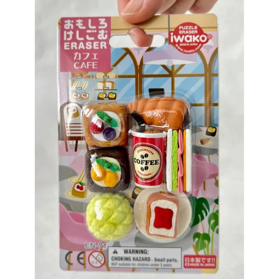 

Iwako Cafe Japan Puzzle Eraser - Penghapus / Setip Jepang