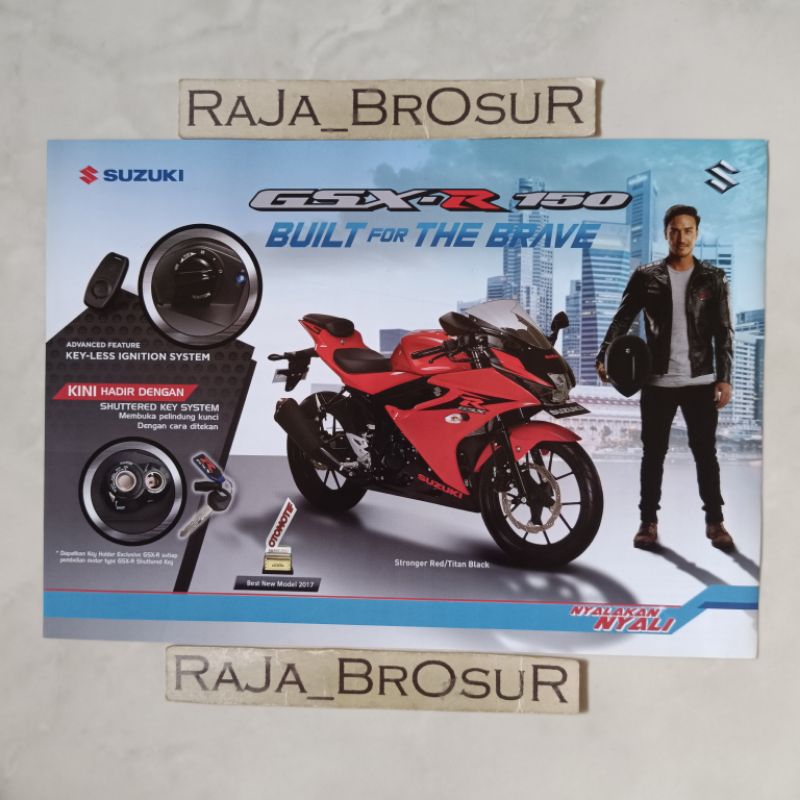 Poster brosur katalog flyer Suzuki GSX R 150 GSX R150 2018