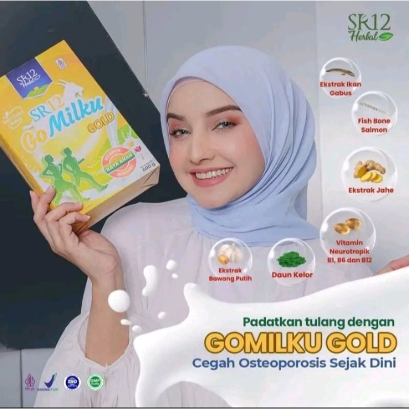 

Sr12 Golmiku Gold Susu Kambing Etawa Bubuk Siap Menjaga Imunitas usia Emas