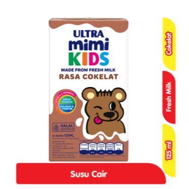 

Ultra Mimi Kids Susu UHT Cokelat Kotak 125 ml