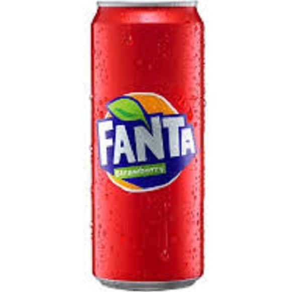 

Minuman Berkarbonasi Strawberry Kaleng Fanta 330 ml