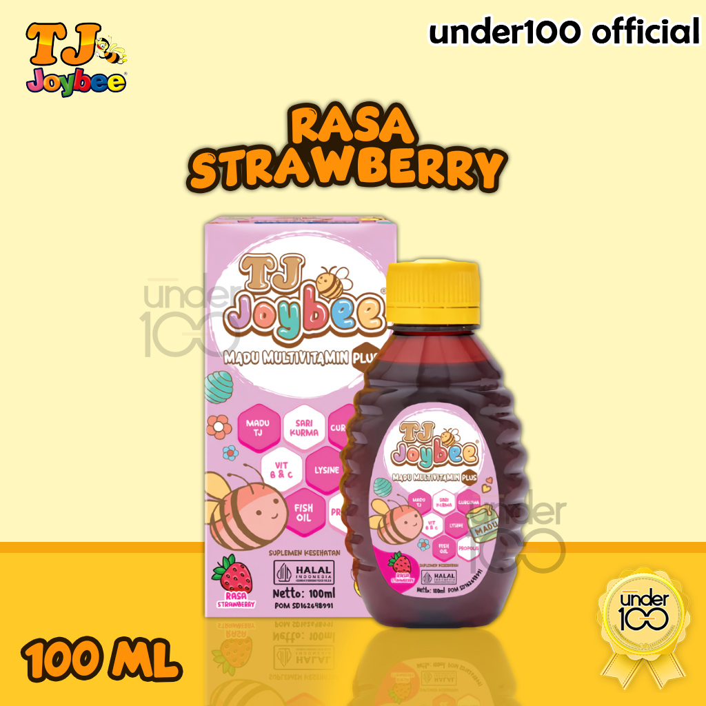 

Forcysn Under100 Tj Joybee Madu Multivitamin Plus 100 Ml Rasa Jeruk Strawberry Original Halal Bpom