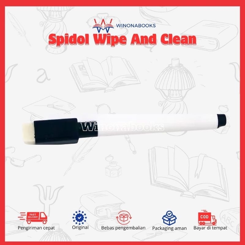 

Spidol Wipe and Clean untuk Whiteboard - buku anak hebat