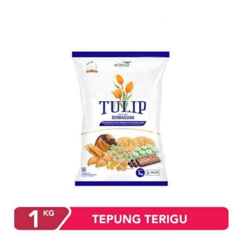 

Tepung Terigu Serbaguna Tulip 1kg