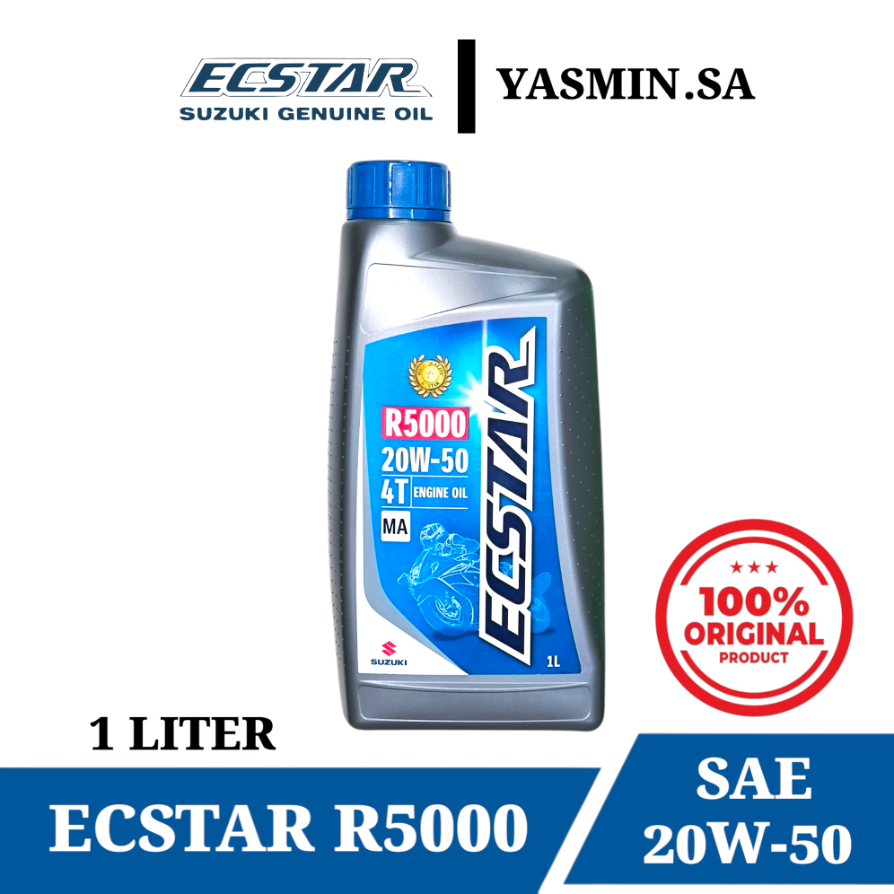 Oli 4T SGO R5000 Ecstar Sae 20W-50 1 Liter 1000 ML Jamin Original
