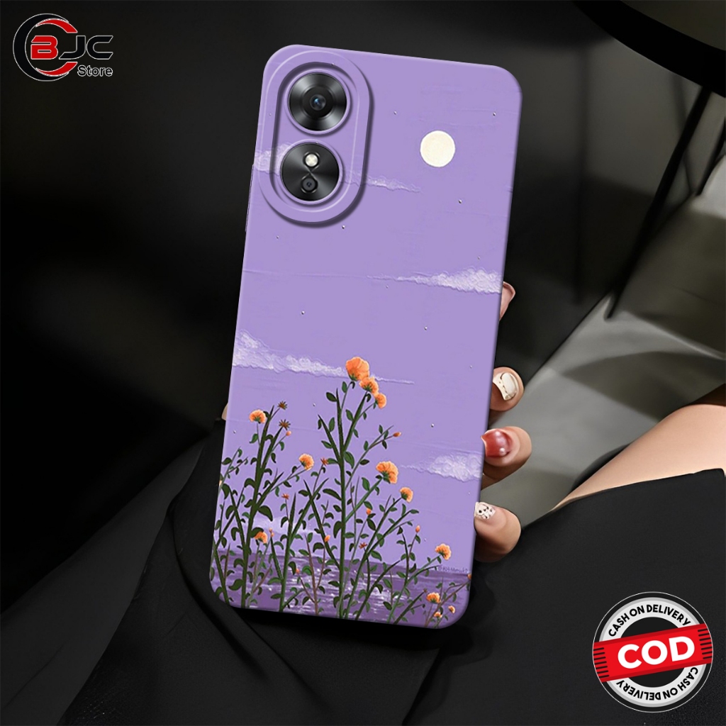 Casing Untuk OPPO A17 Case OPPO A17 Terbaru Softcase OPPO A17 Kesing OPPO A17 Silikon Procamera Maca