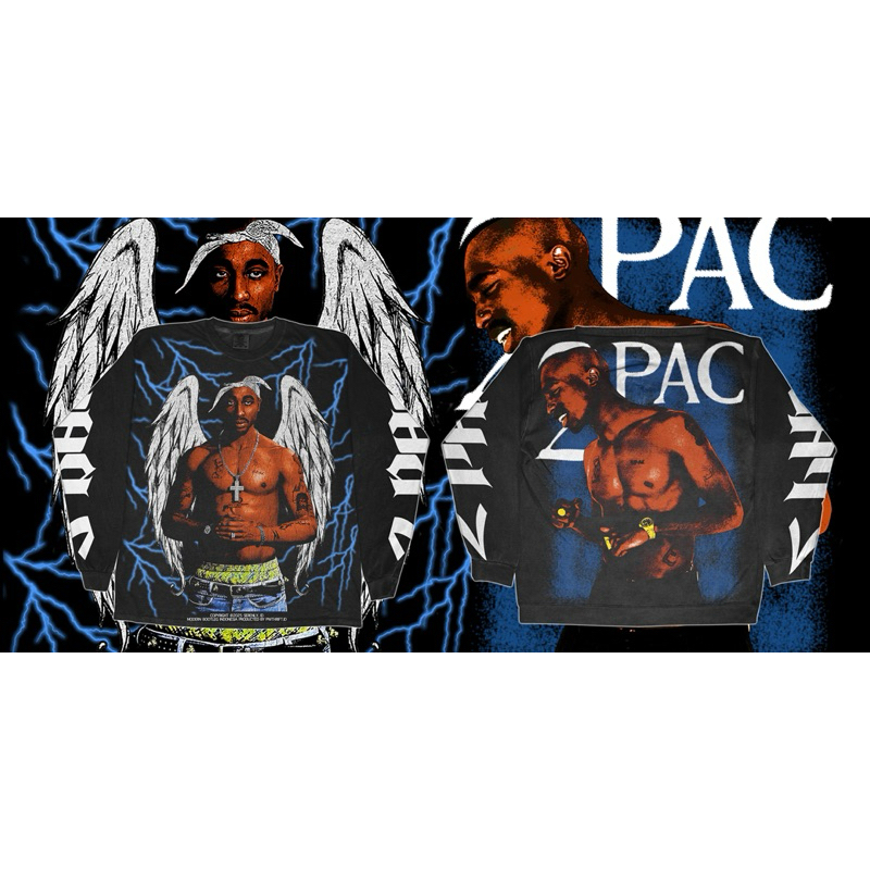 Kaos Bootleg Tupac Rap Tee Bootleg All Over Print