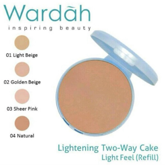 100% ASLI Refiel bedak wardah | PROMO 20rb Refil wardah padat | Refil bedak wardah original | Refill