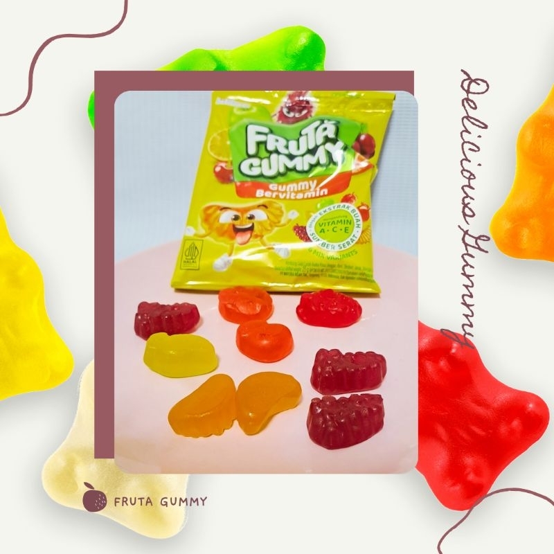 

Fruta Gummy (Gummy Bervitamin ) 1 sachet #6 mix variants