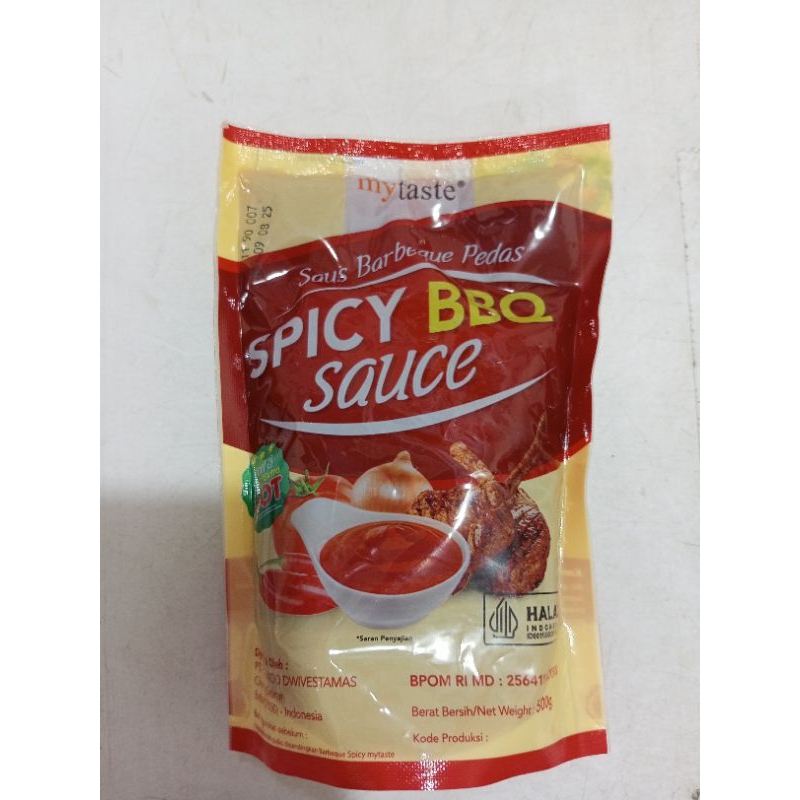 

My taste saus spicy barbeque lv3 500gr