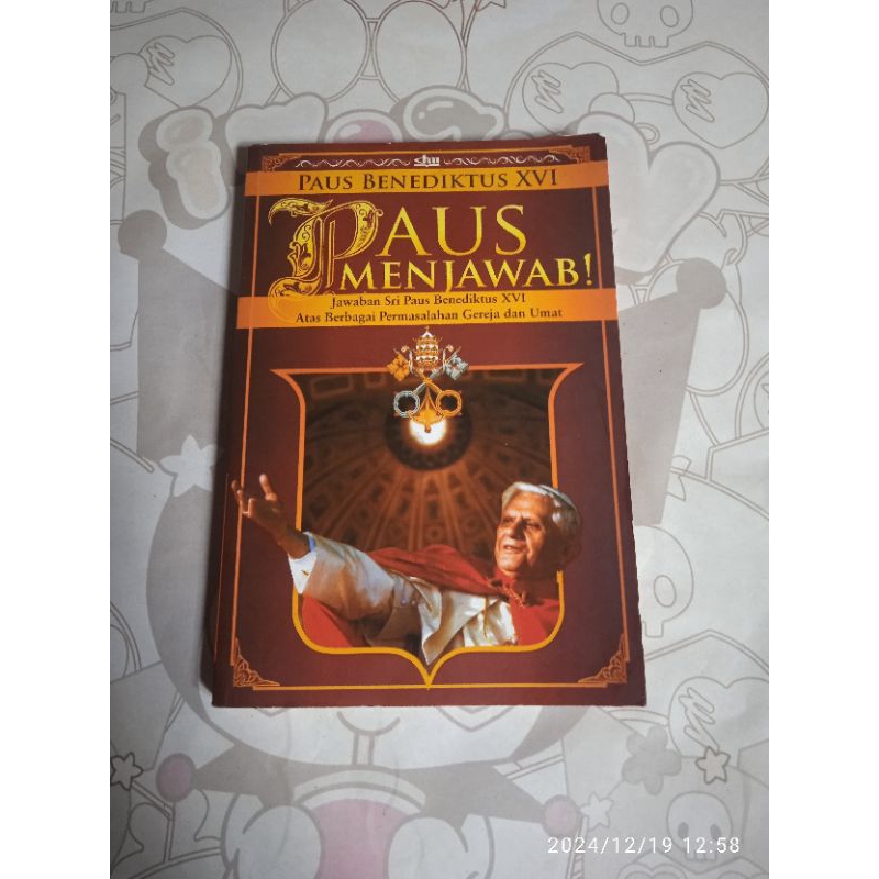 buku original paus menjawab paus Benediktus XVI