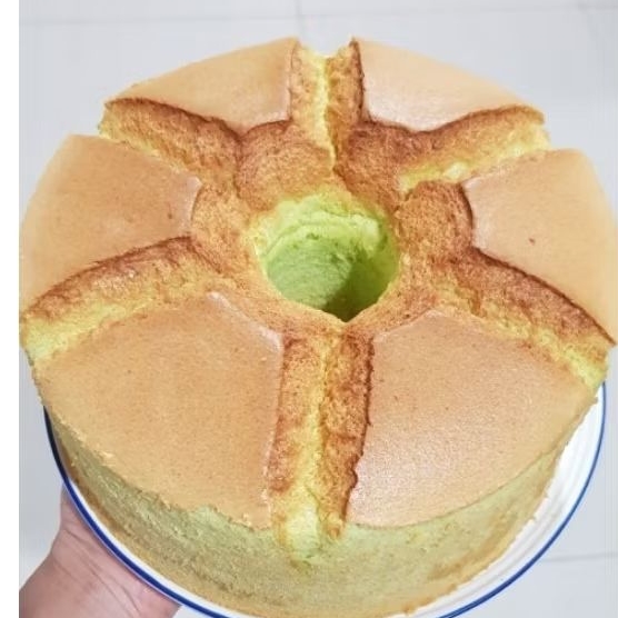 

chiffon pandan | terigu no gluten free | tepung beras gluten free