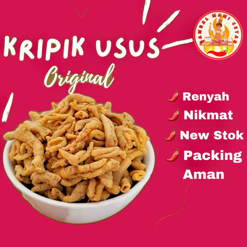 

250 gr KERIPIK USUS KRISPI / USUS CRISPY RENYAH