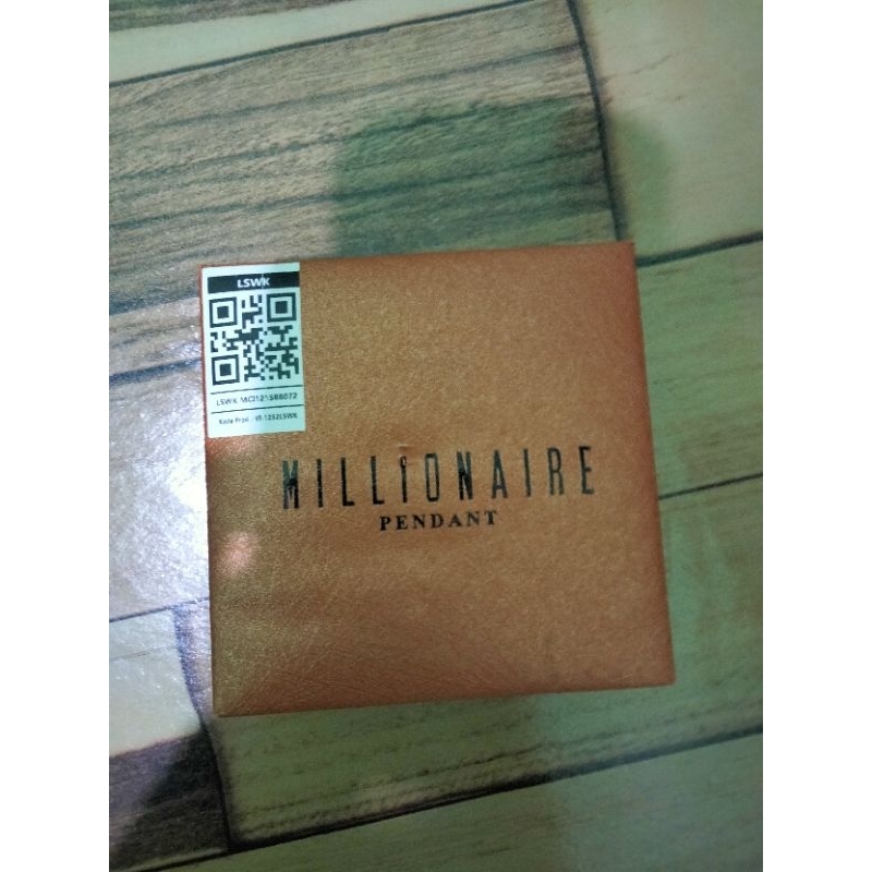 KALUNG MILLIONAIRE PENDANT COKLAT 100%ORI